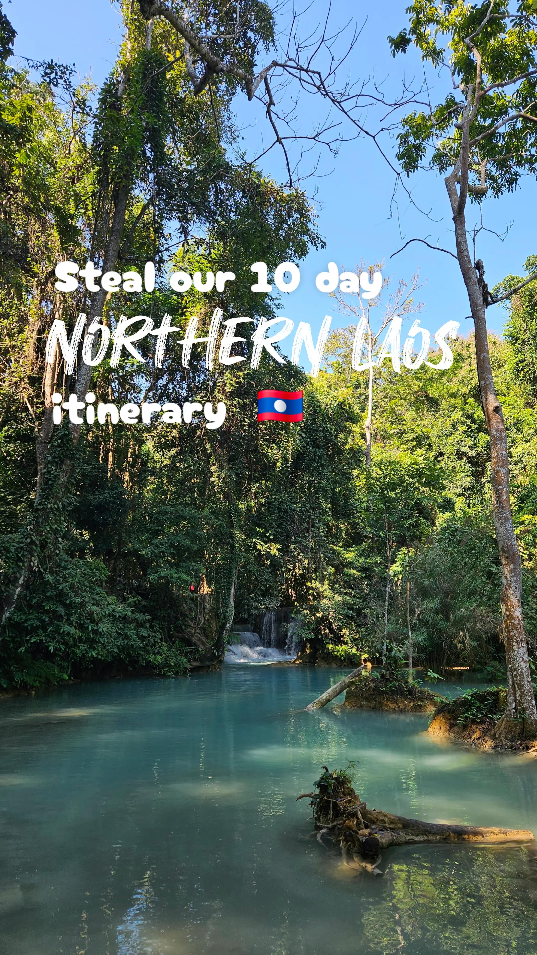 Peaks and Polders, Kuang Si Waterfall