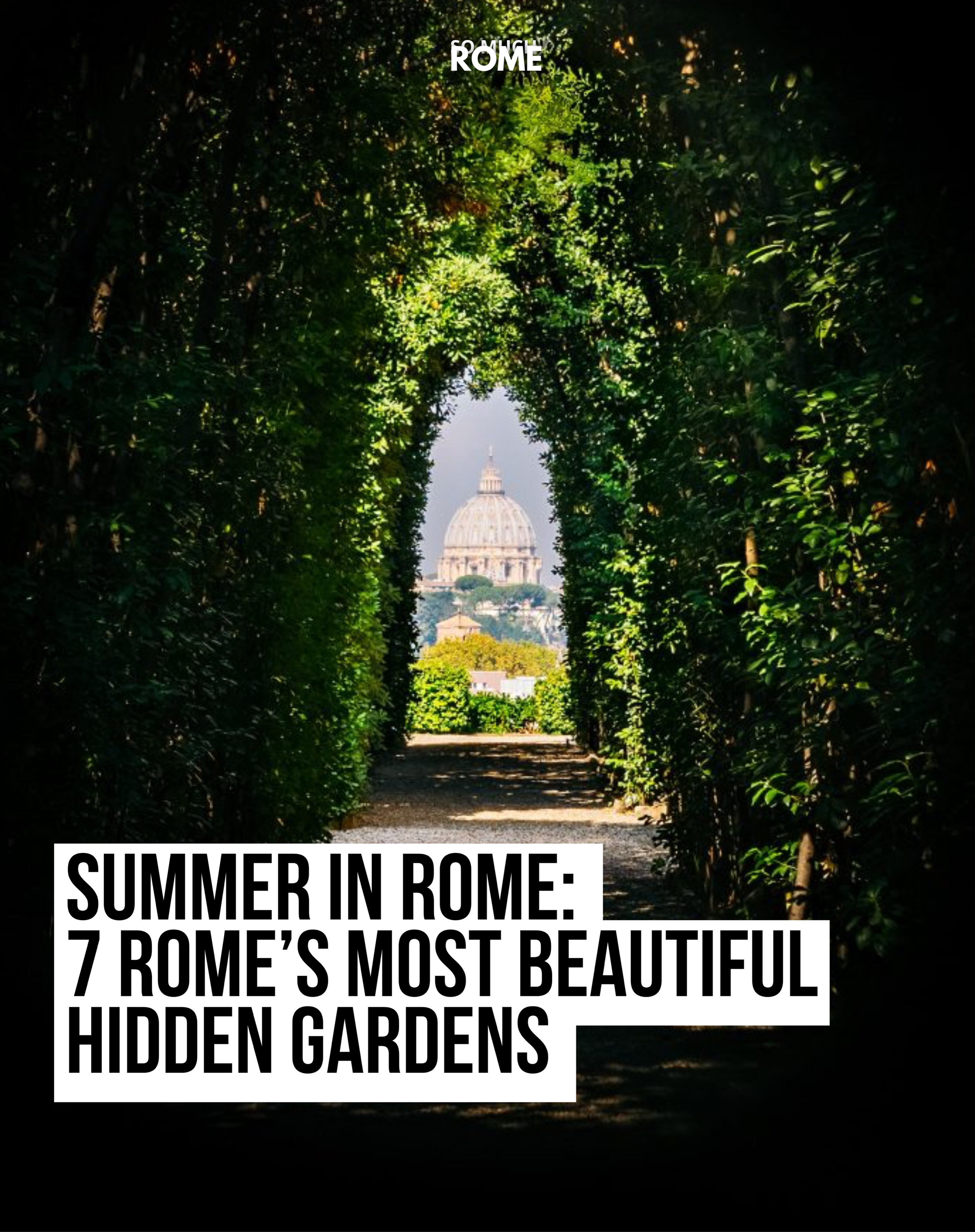 Rome So Much, The Colonna Garden on the Quirinal Hill