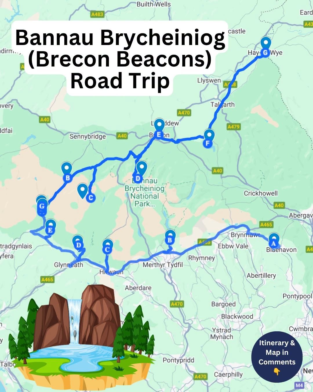 Let's Explore The UK, Bannau Brycheiniog National Park (Brecon Beacons)