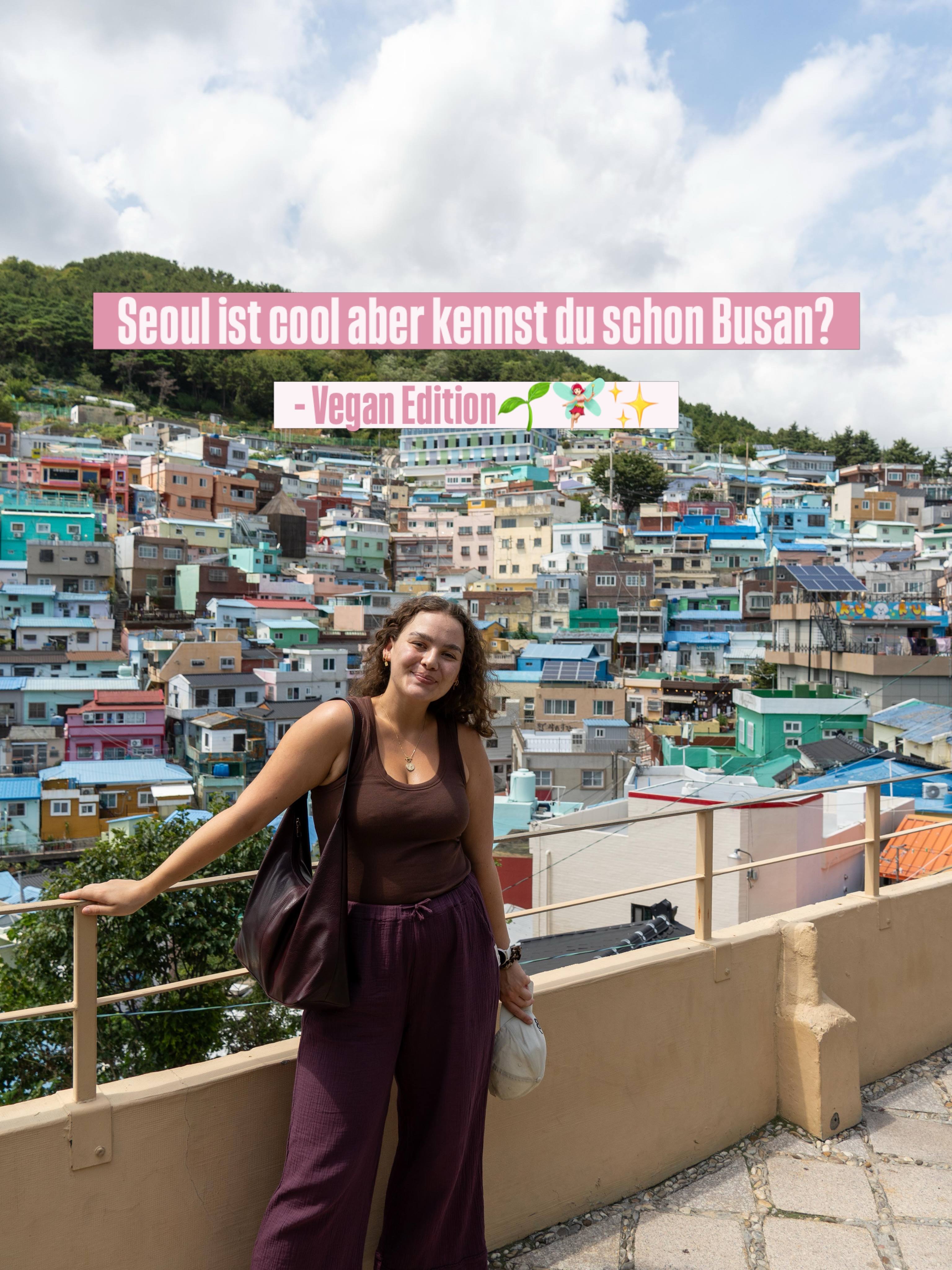 Lisa Maria Schreiber • vegane Flugbegleiterin, Gamcheon Culture Village, Busan