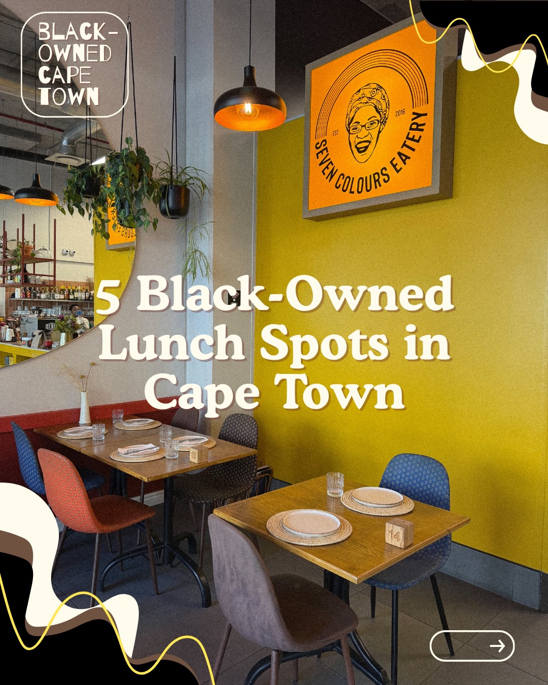 Cape Town Black-Owned Businesses, Seven Colours Eatery