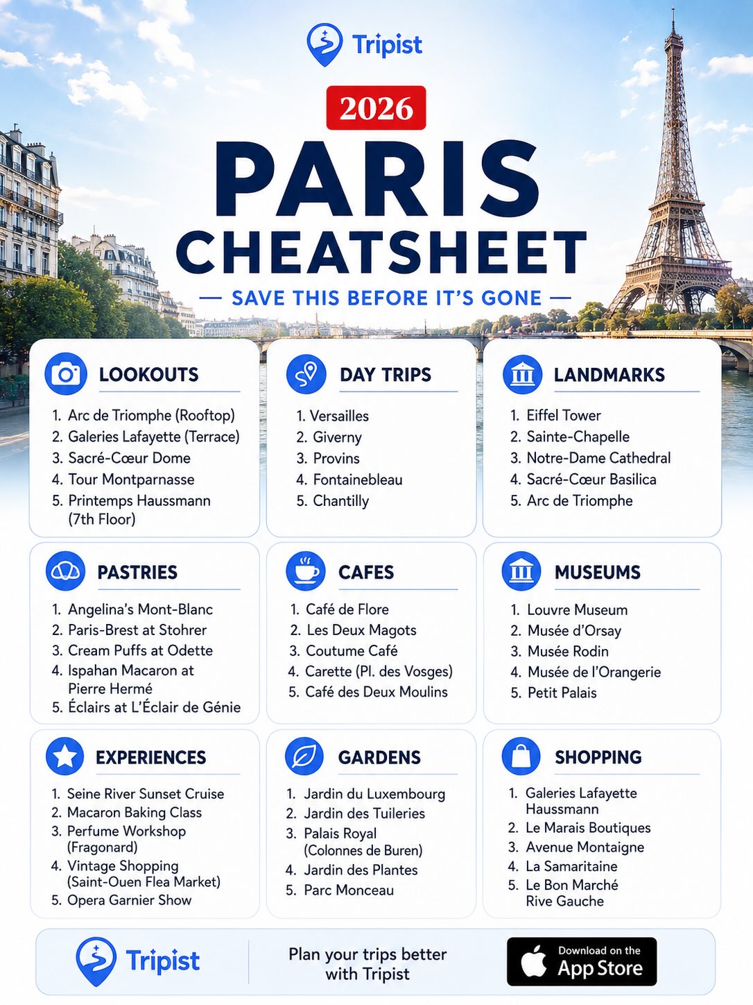 Paris Experiences 🇫🇷| Tips | Food | Unique finds | News, Eiffel Tower