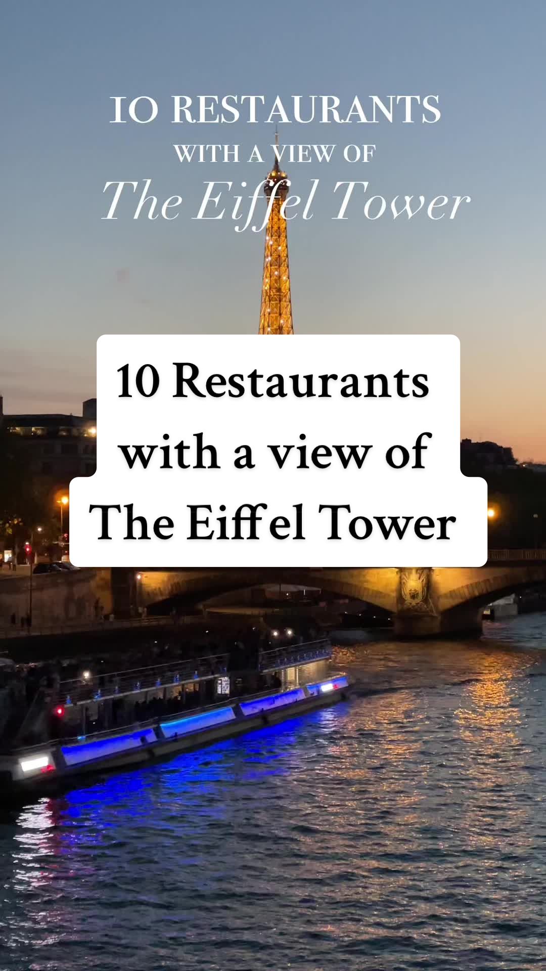 TONI, Eiffel Tower