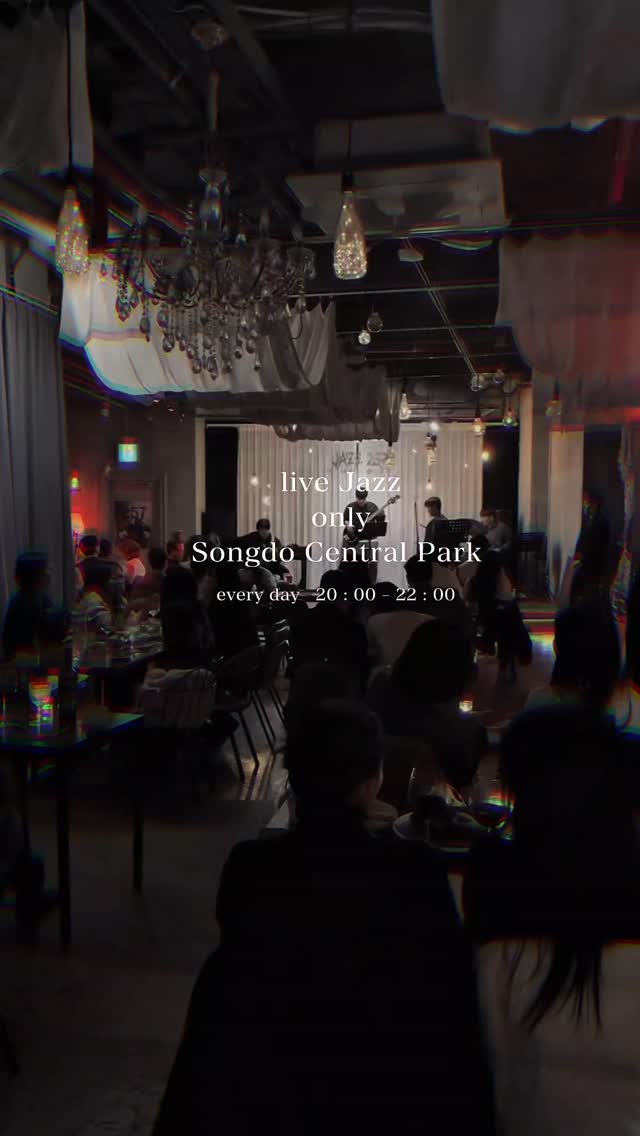 Live Jazz show every night 🌙 make a reservation by DM or Naver, Songdo Central Park