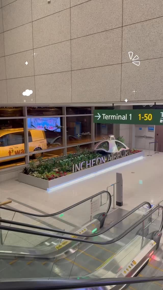 DG Travel Diariesᯓ ✈︎, Incheon International Airport
