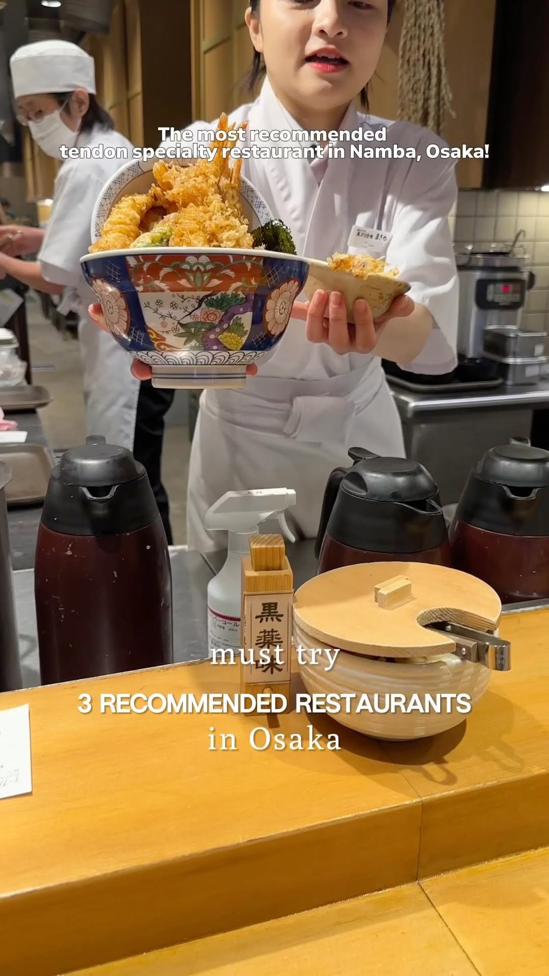 JAPAN TOURISM🇯🇵🍣, Tempura Makino Namba