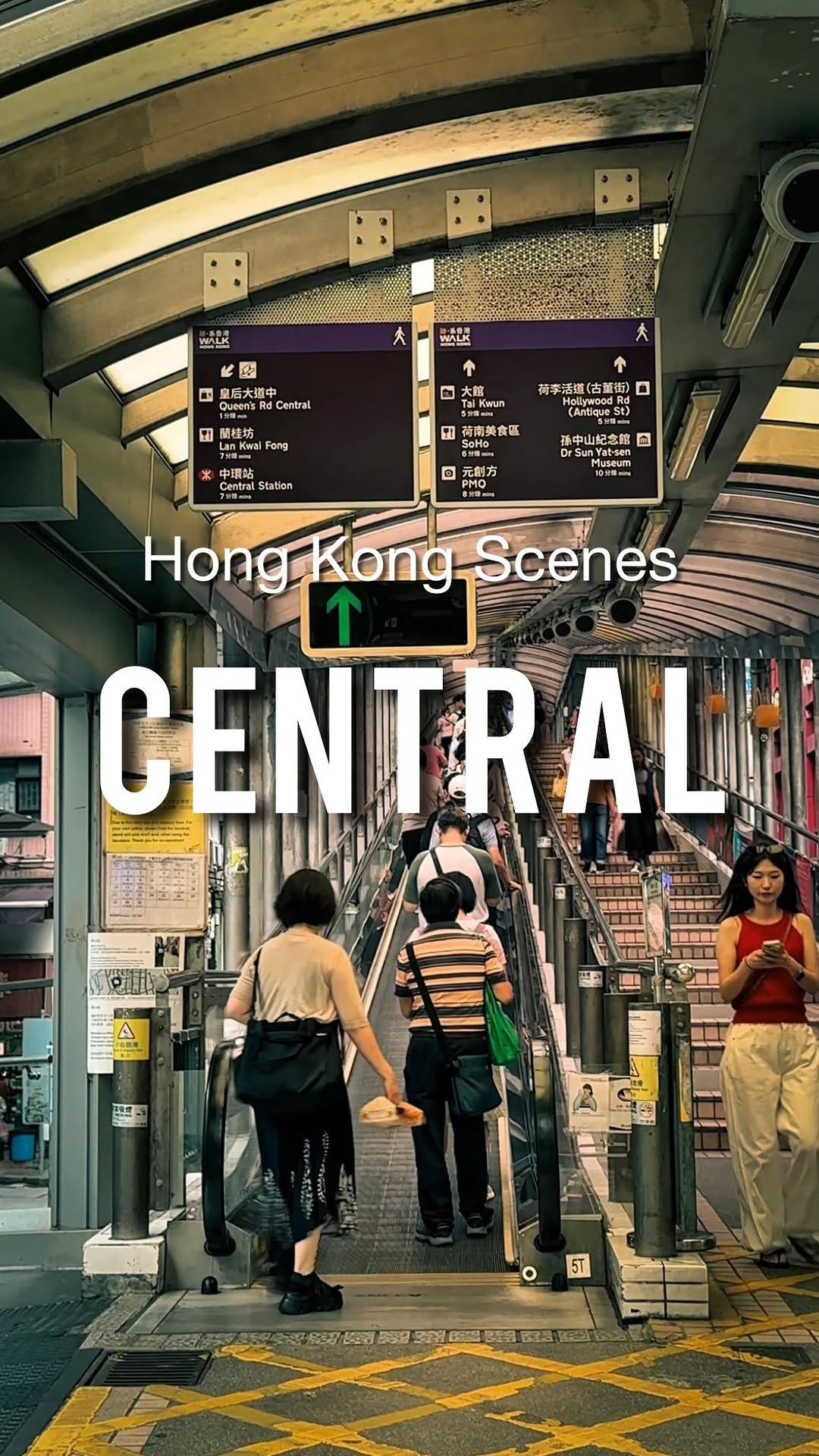 HL Tam, Central-Mid-Levels Escalators