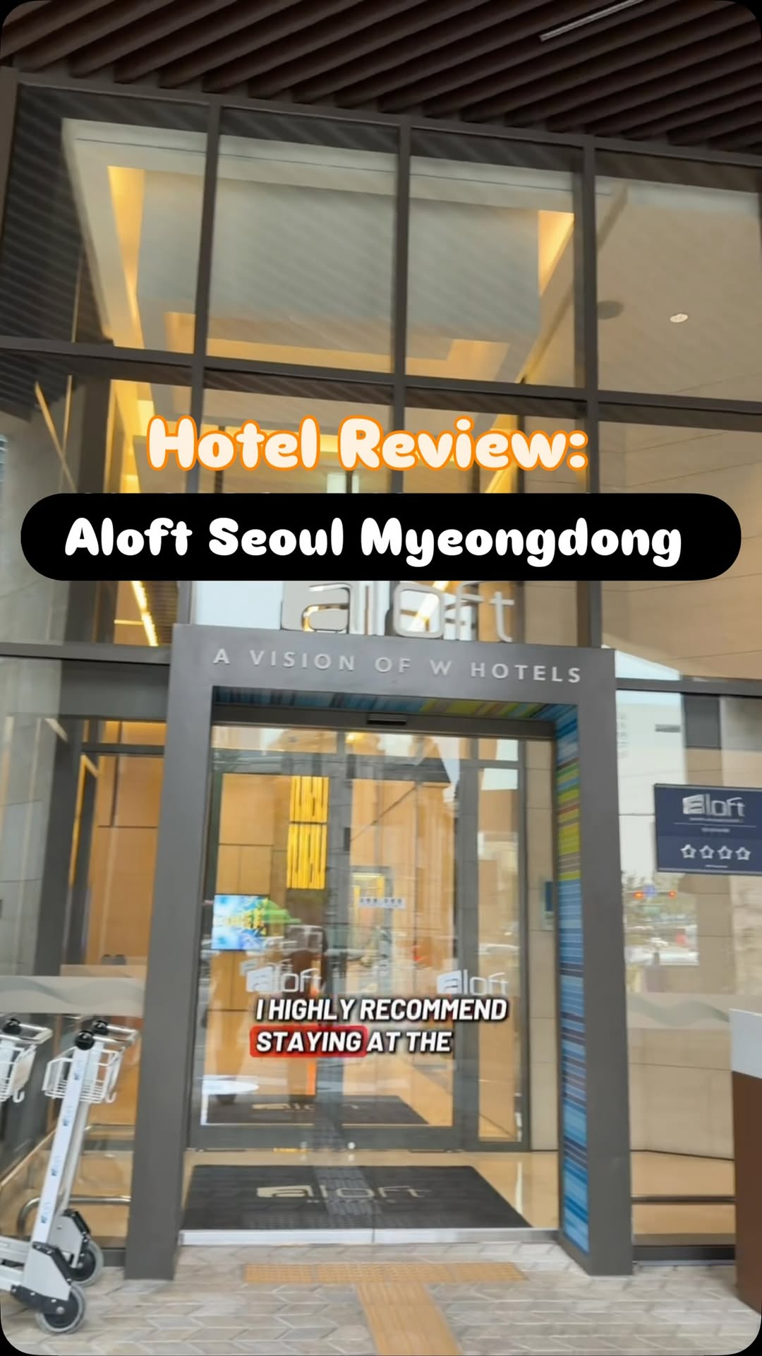 Sania, Aloft Seoul Myeongdong