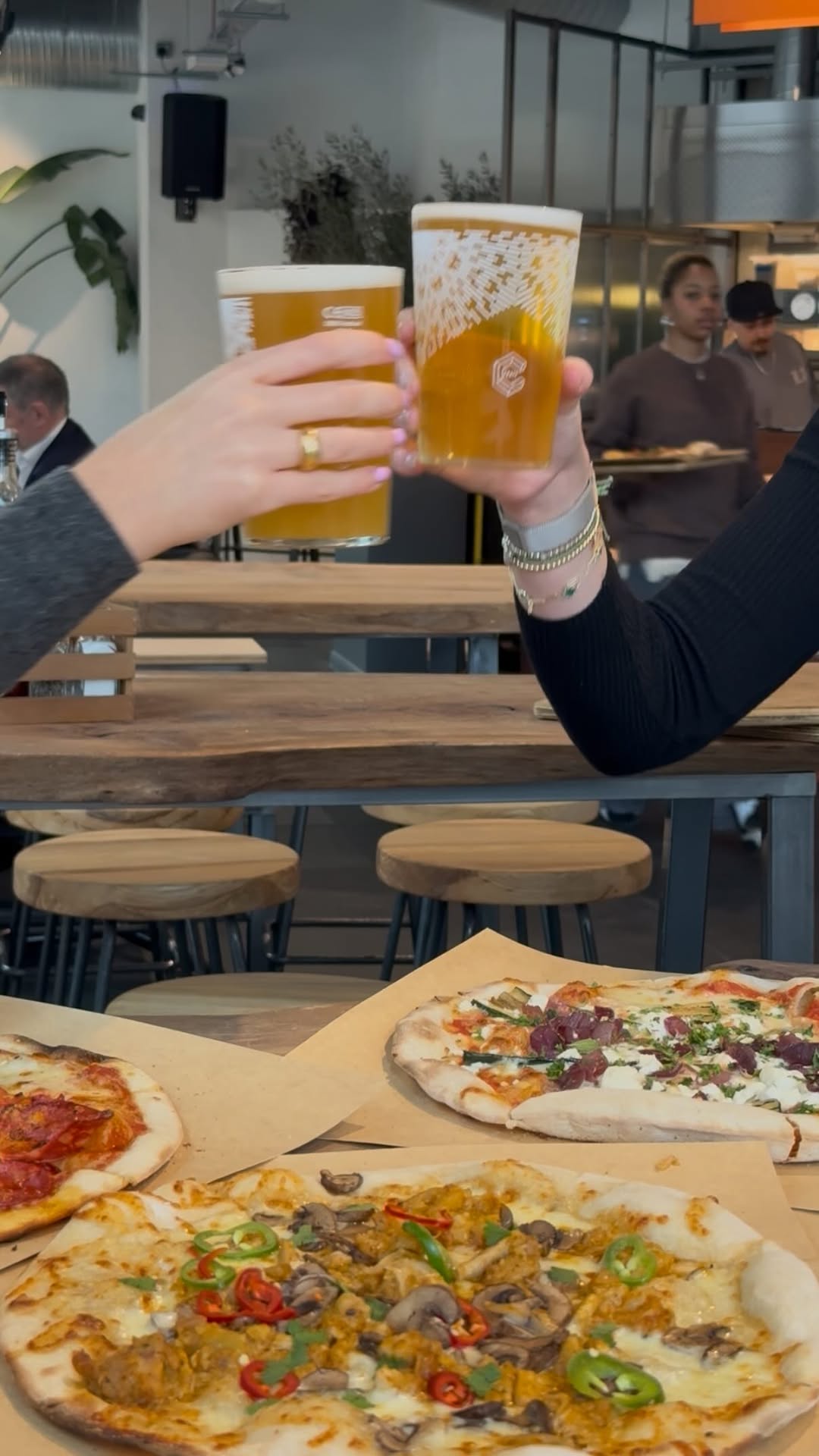 Canary Wharf, CRATE Bar & Pizzeria Hackney Wick