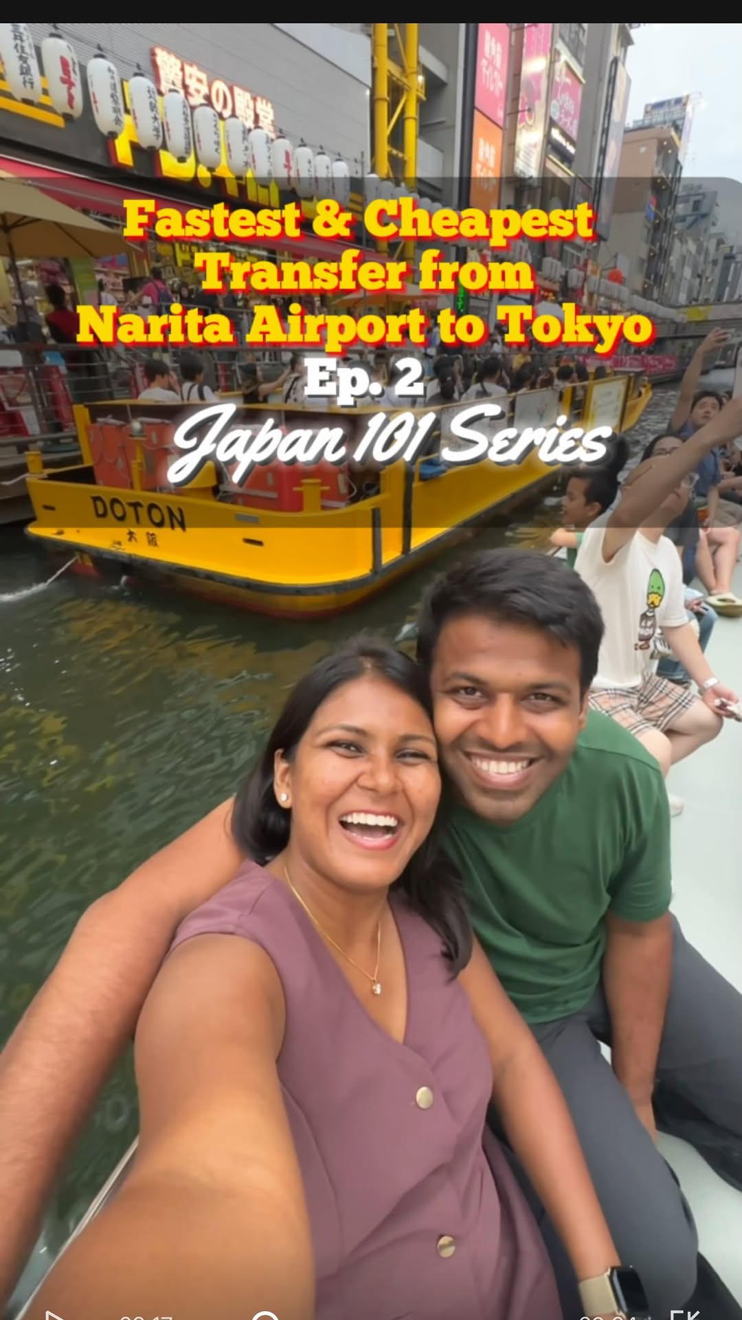 Charmi + Harsh | VEGGIE & JAIN TRAVEL COUPLE, Narita International Airport