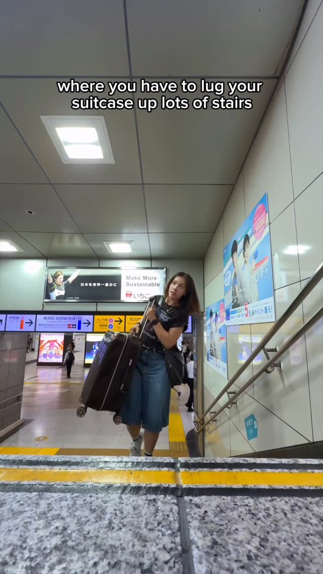 Patricia in Tokyo, Narita International Airport