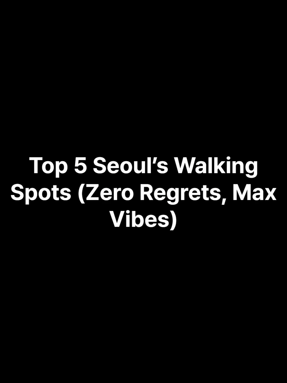 K-Top5, Cheonggyecheon