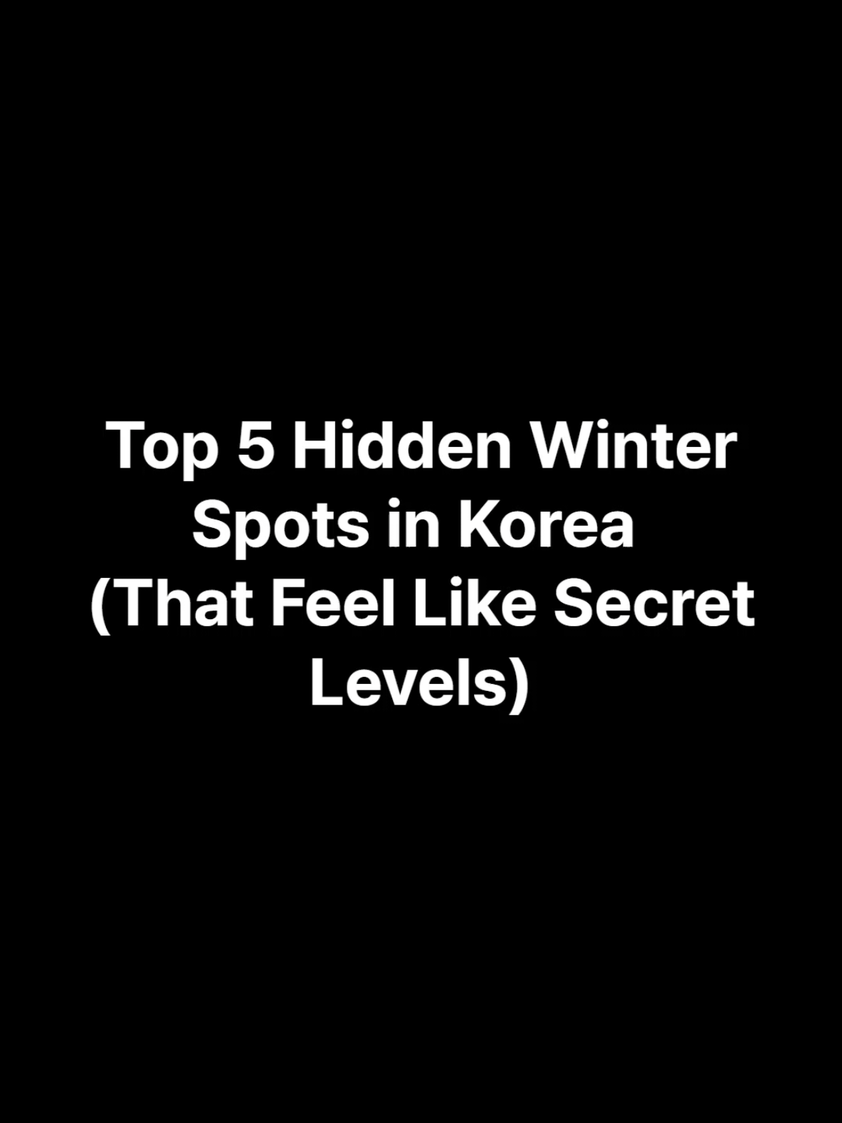 K-Top5, Camellia Hill Botanical Garden