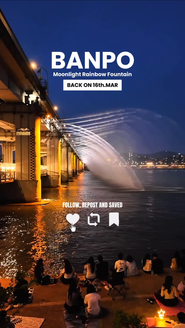 Seoul 🇰🇷 Tour Guide l Licensed Medical Tours | Beauty l Travel, Banpo Bridge
