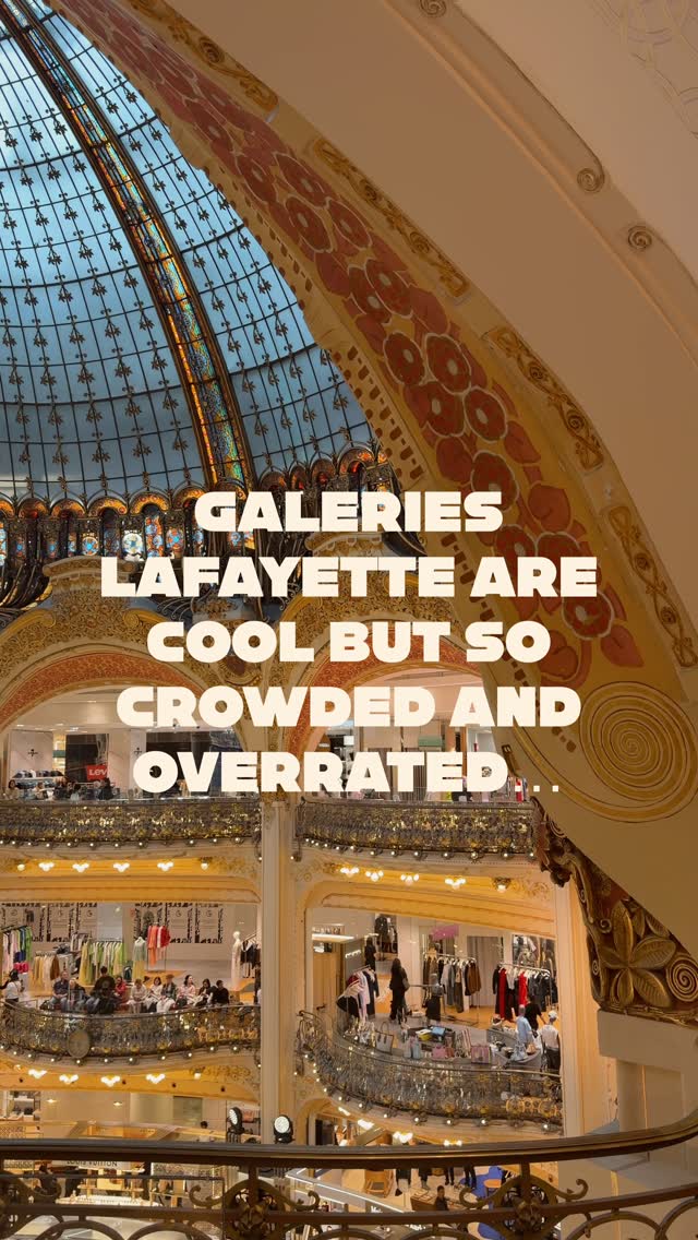 Le Paris de Flo 🇫🇷🇬🇧🥐, Galeries Lafayette Haussmann