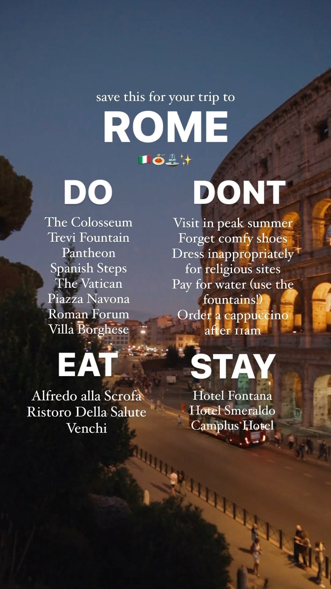 Tasha | Travel Creator | Inspo • Guides • Cool Stays, Colosseum