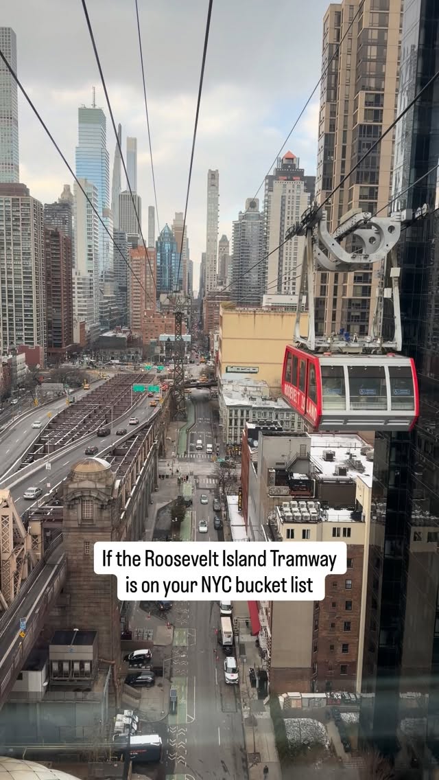 Nicolle Hope | Middle East Expat Life, Tips & Travel 🇦🇪, Roosevelt Island Tramway