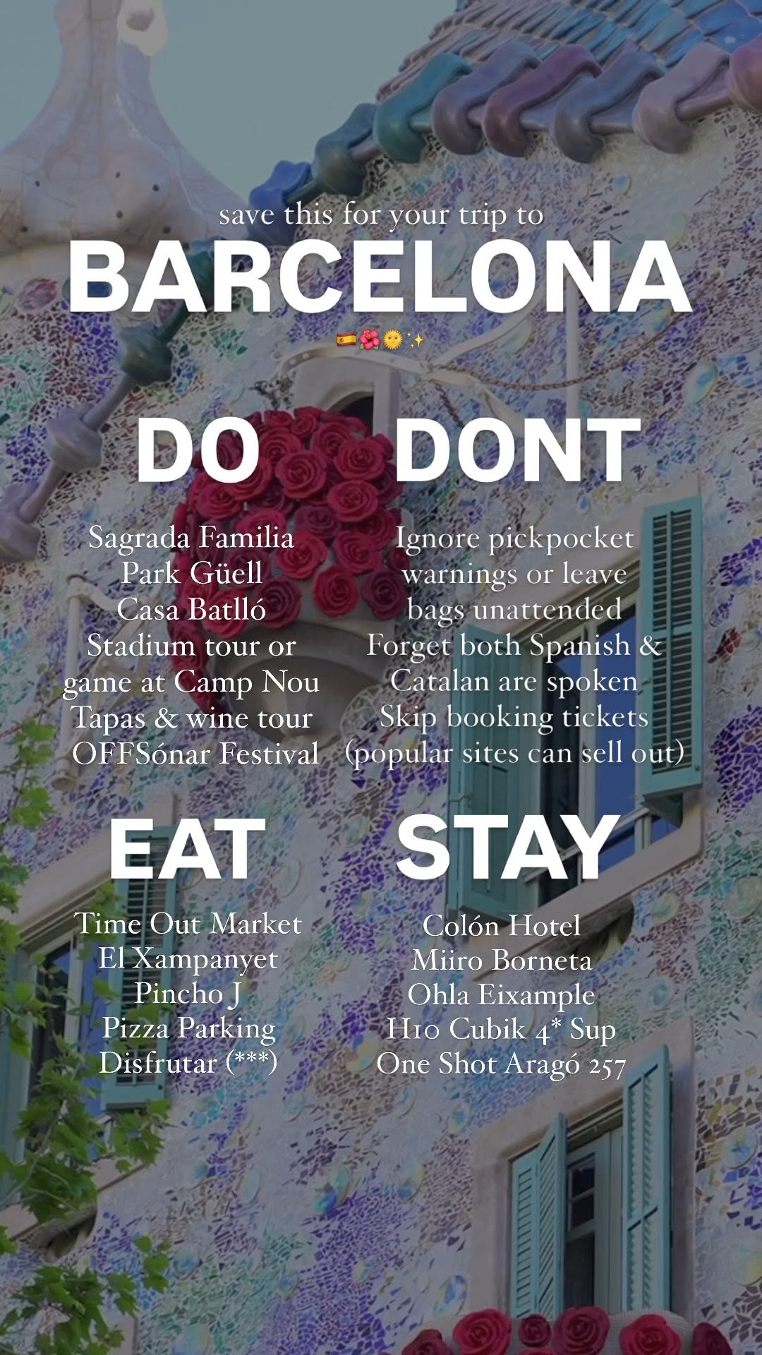 Tasha | Travel Creator | Inspo • Guides • Cool Stays, La Sagrada Familia