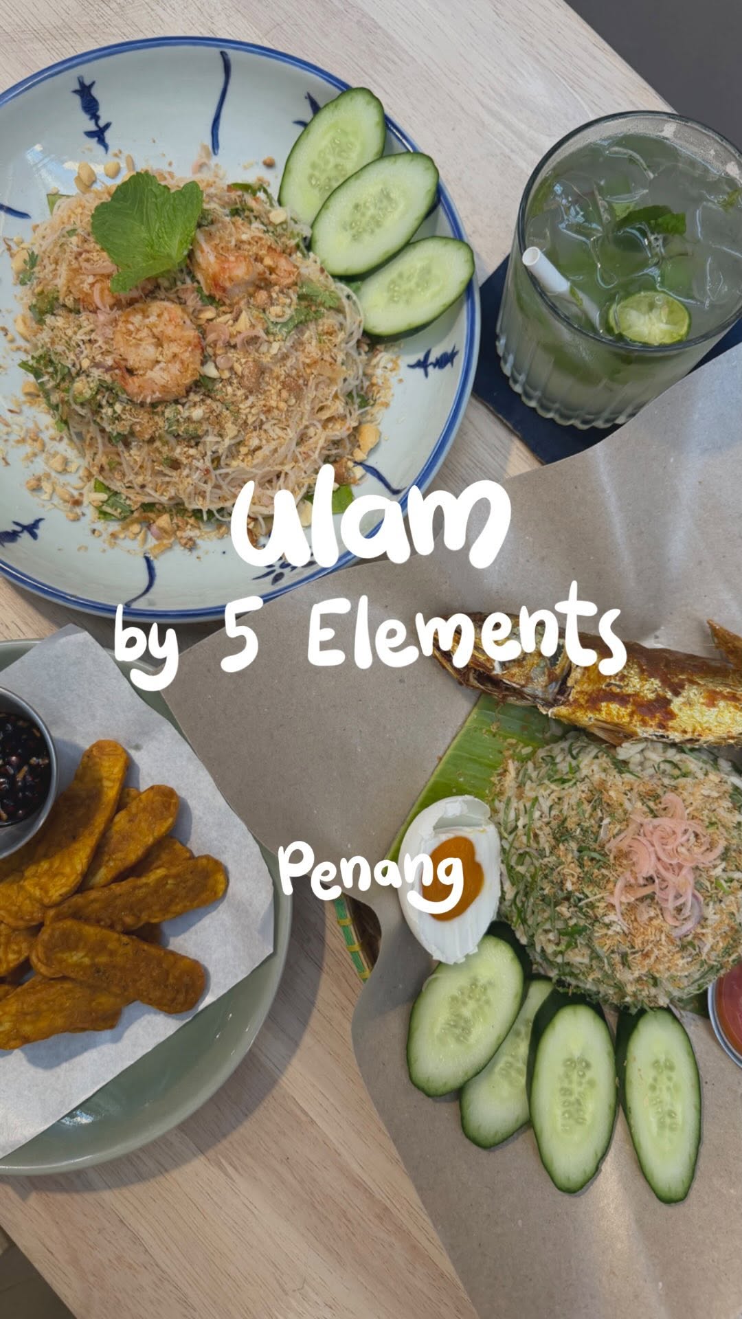 Hungry Penang Lang, Ulam