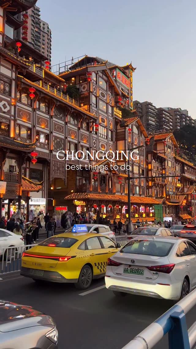 Victoria Chmel | Travel Content Creator, Chongqing Hongyadong （Northwest Gate）