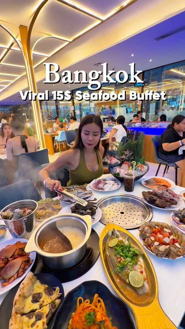 Mei📍Thailand | Travel | Dining, Kodtalay The Riverfront Seafood Buffet