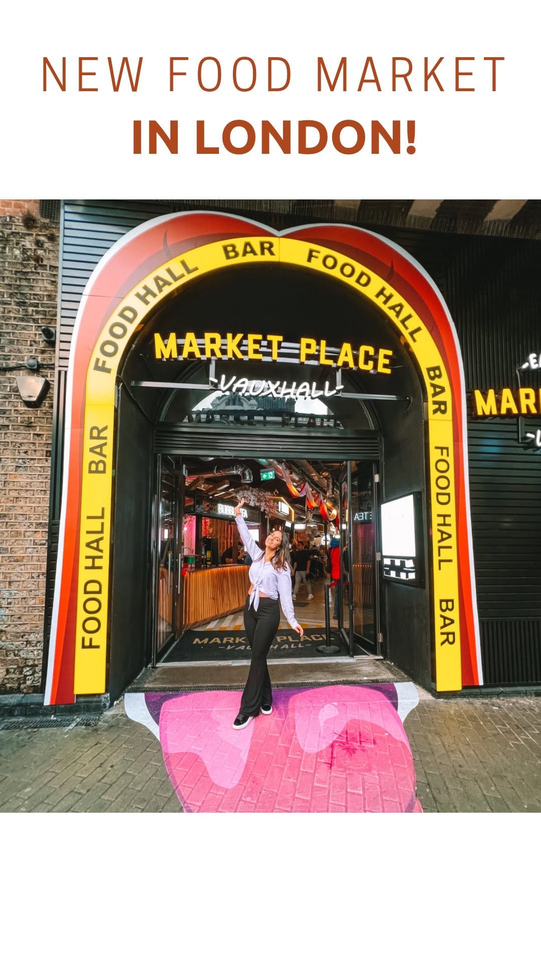 Anna | London Travel Blogger, Market Place Food Hall Vauxhall