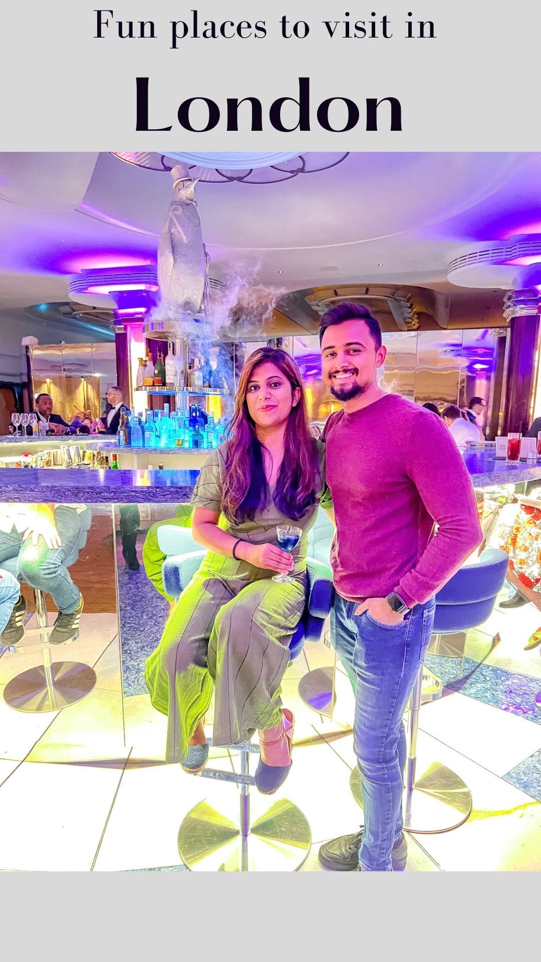 Isha & Asish | London based Travel Creators, BrewDog Waterloo