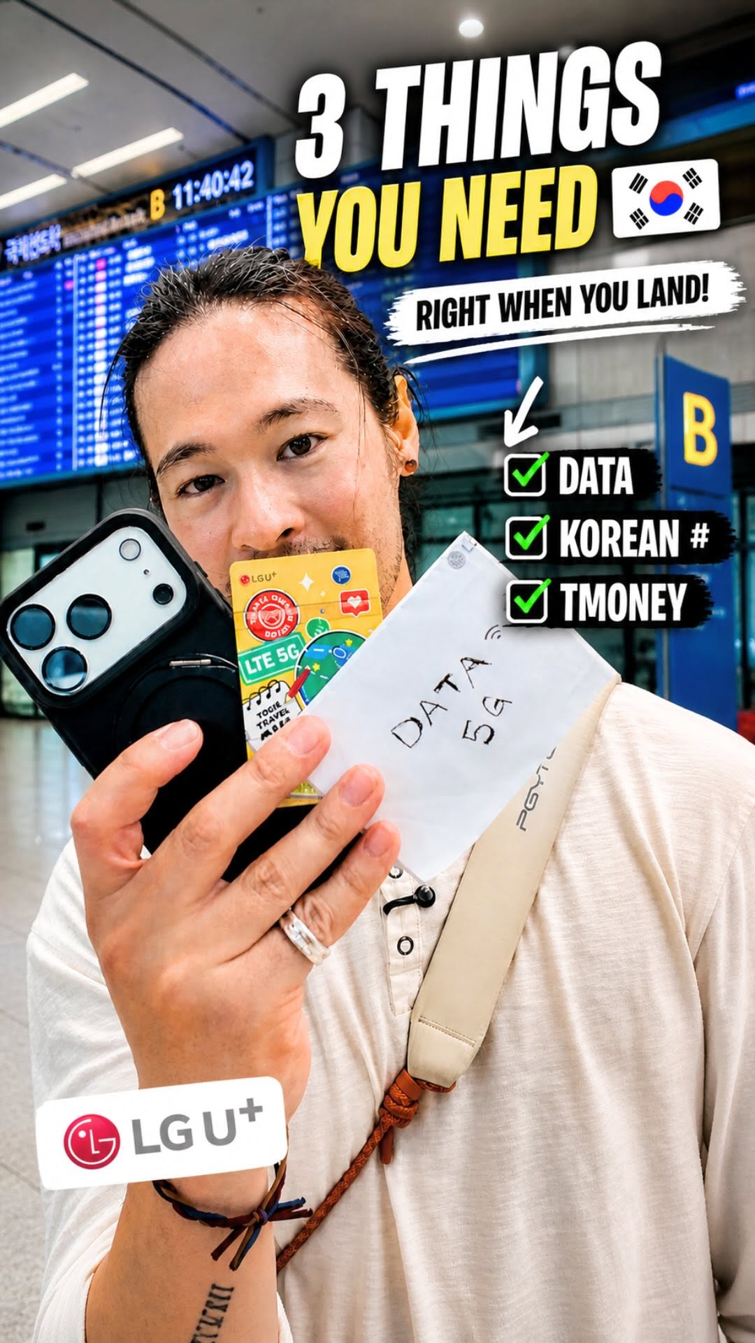 David J Robbins, Incheon International Airport