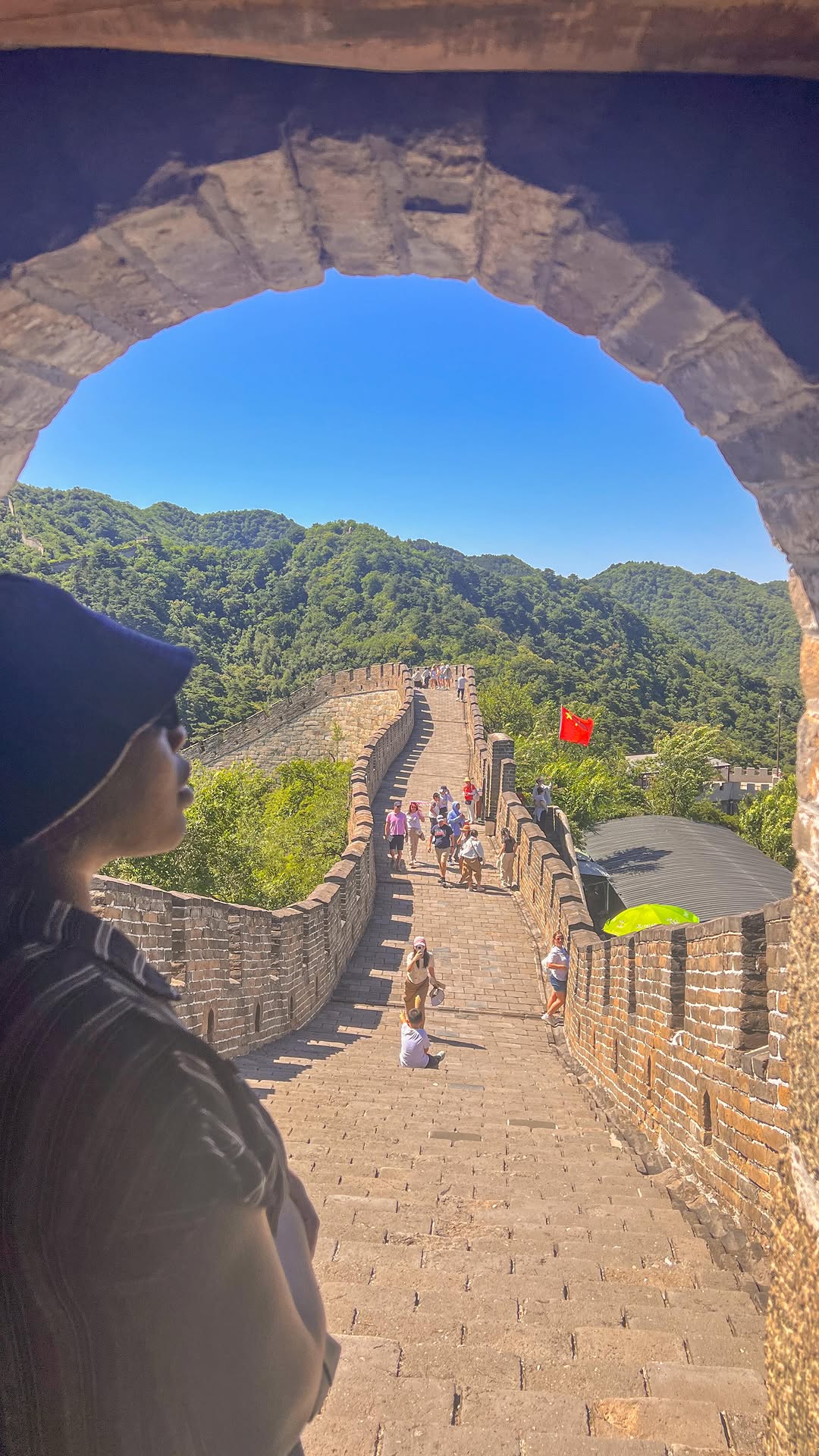 Germaine 😁 A smiling traveler, Great Wall of China