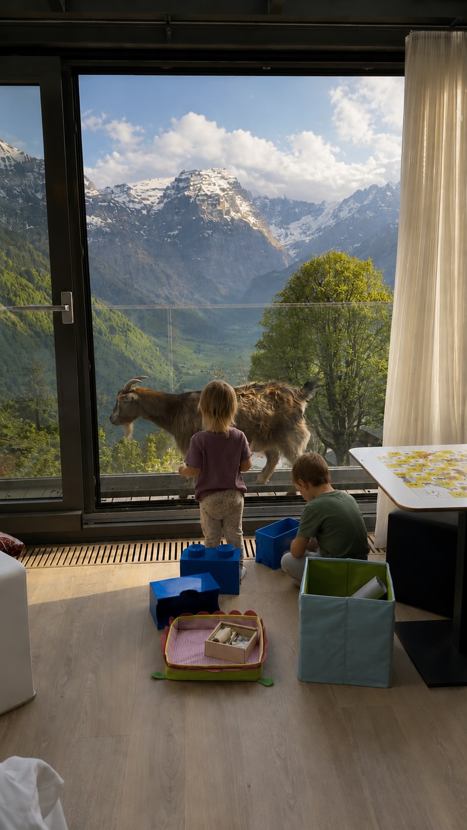 Nik and Alivia Stophel, Berglistüber Wasserfall