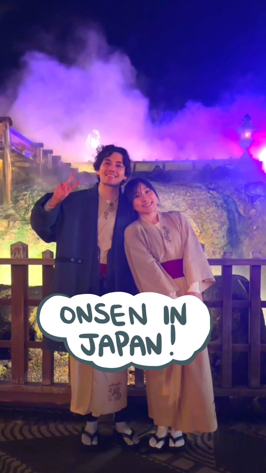 Jeff and Mel, Kusatsu Onsen