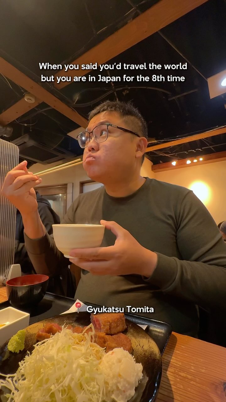 Leslie Koh | Food & Japan Travel, Gyukatsu Tomita
