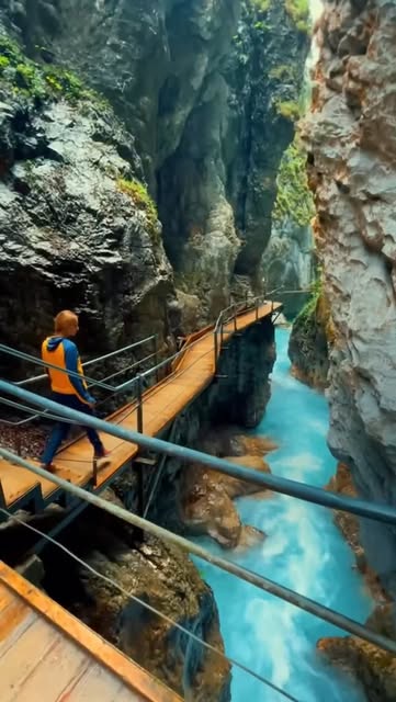 Alps2Alps, Leutascher Geisterklamm und Wasserfallsteig