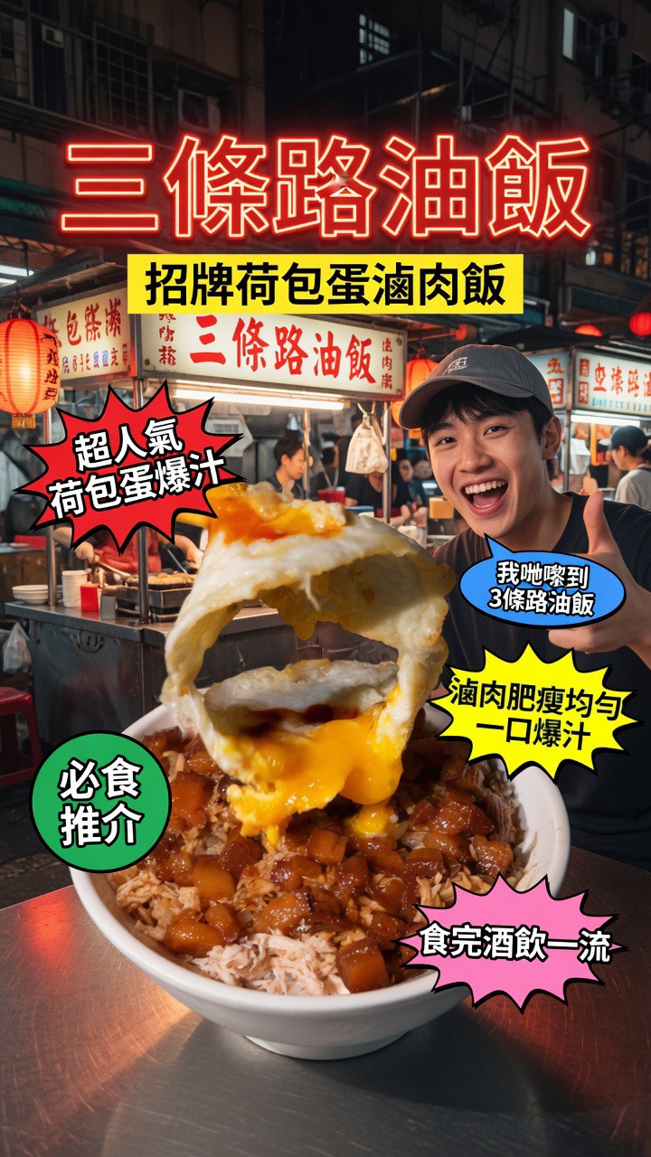 POKI保錡(負評王), 三條路油飯＆排骨酥湯