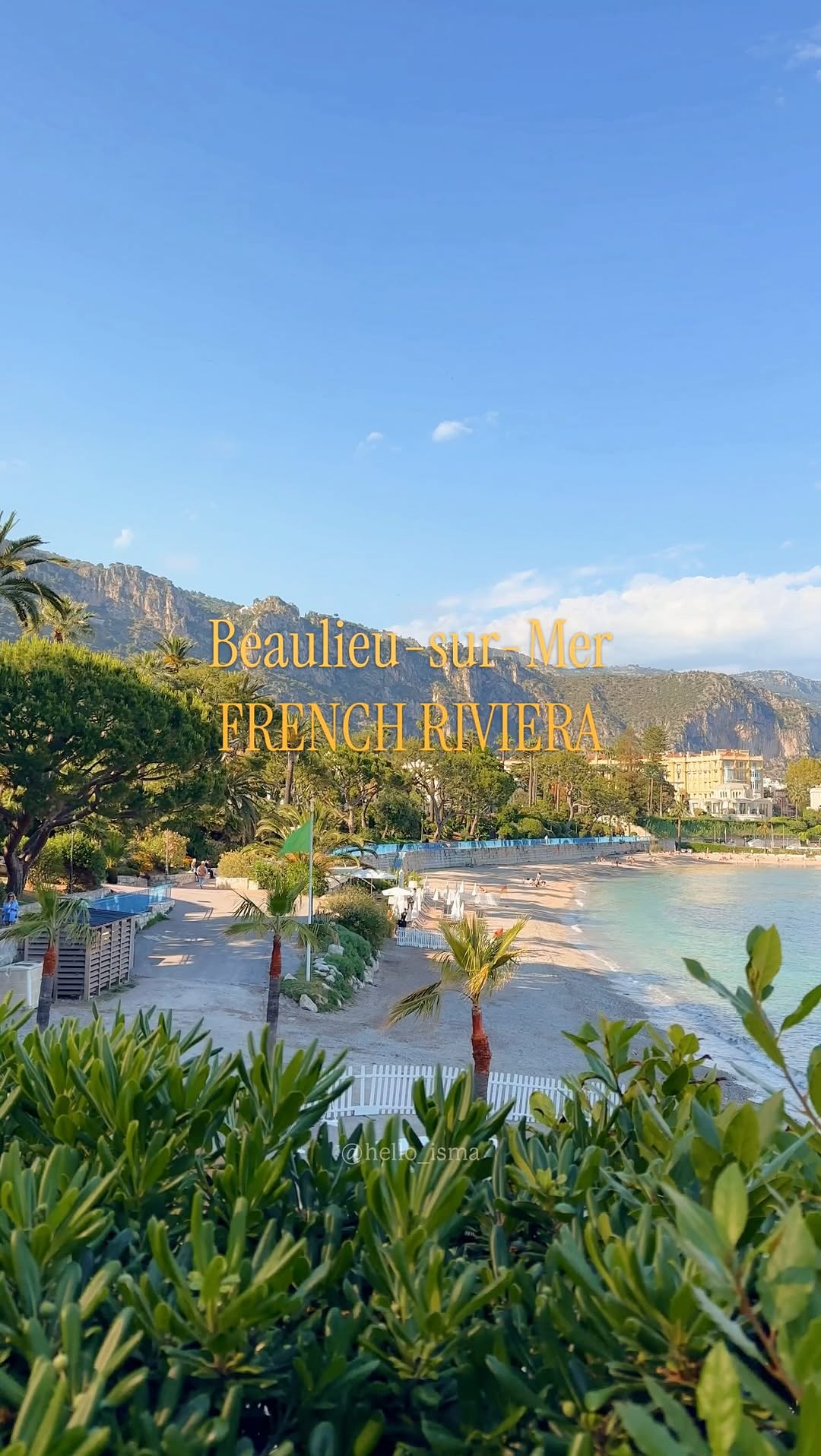 Isma Bouhaddouf | Cinematic French Riviera, Beaulieu-sur-Mer