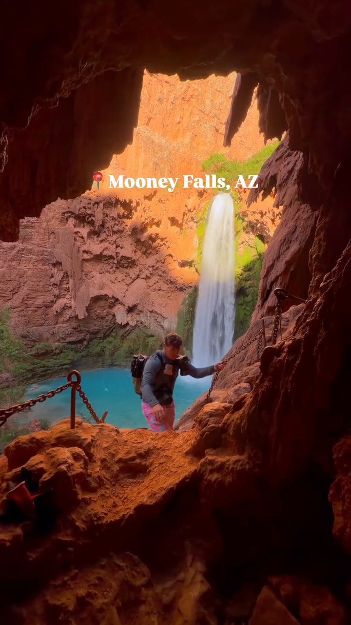 Zurui & Travis | Adventure Travel, Mooney Falls