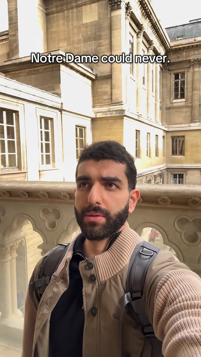 Mustafa Shakir, Cathédrale Notre-Dame de Paris