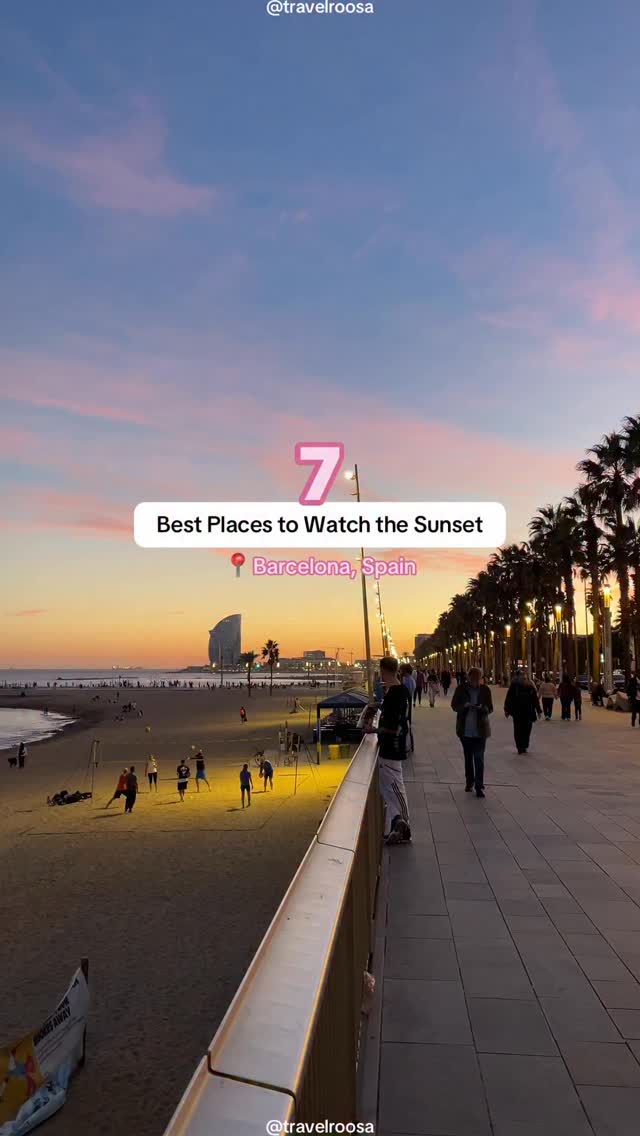 Roosa | Travel Content Creator, Barceloneta Beach