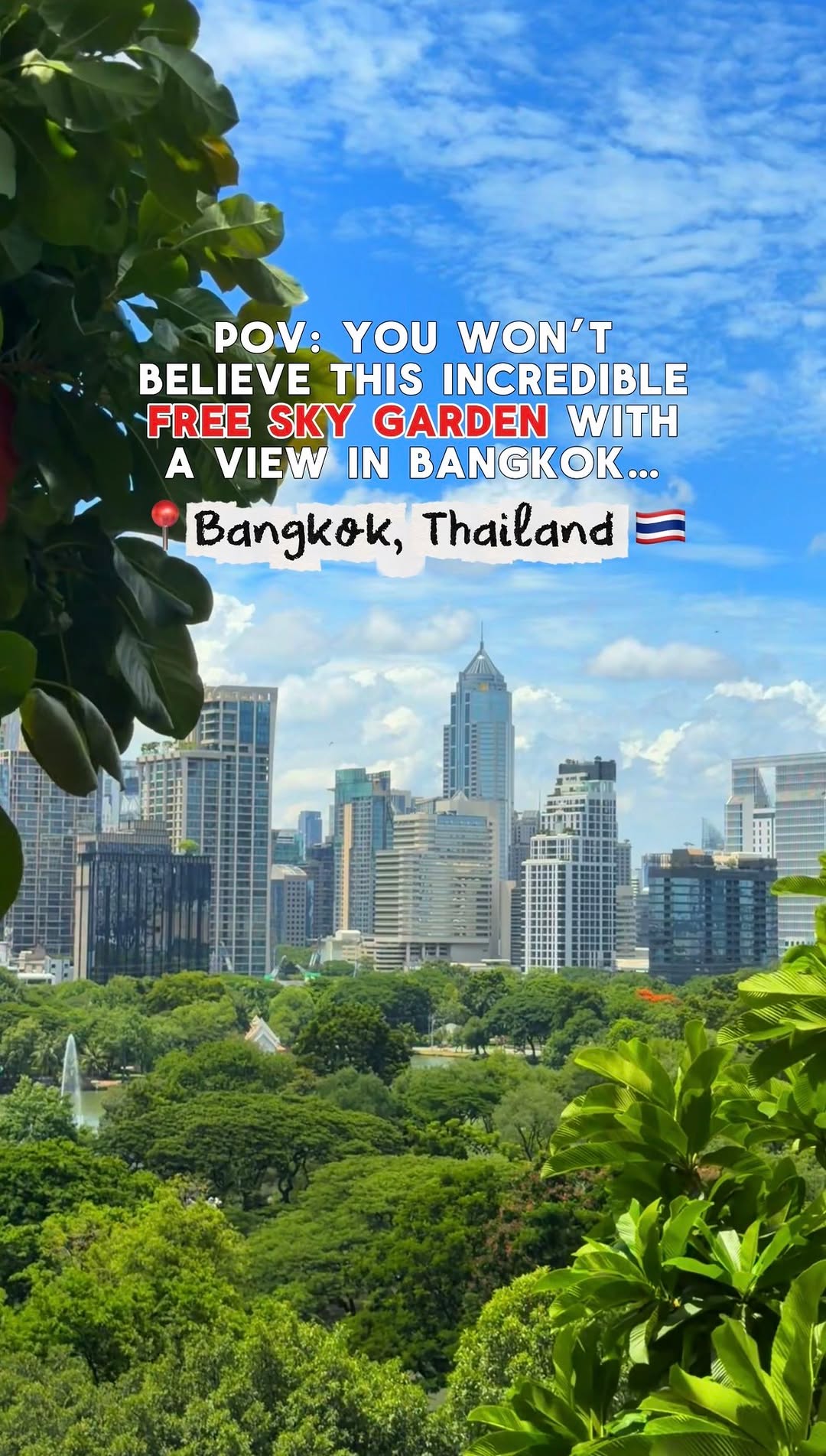 Emma & Tyler 🌍✈️ | Asia Travel Content | Bangkok 🇹🇭🫶🏻, Lumphini Park