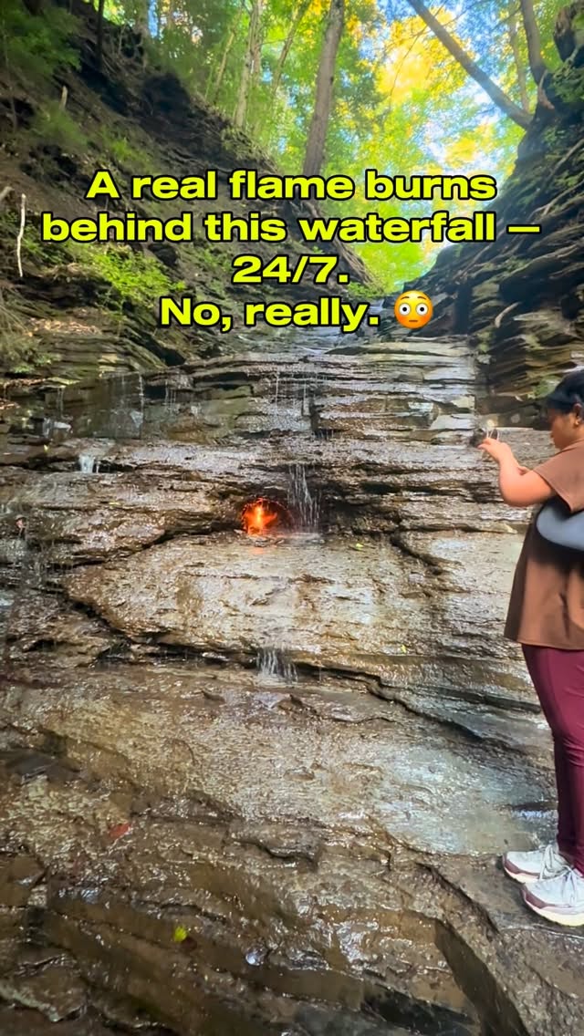 Sanghamita, Eternal Flame Falls