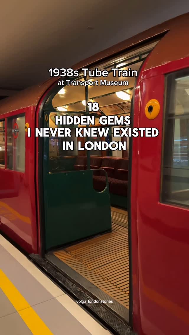 OLGA 🌸London hidden gems | hot spots| things to do🌺, London Transport Museum