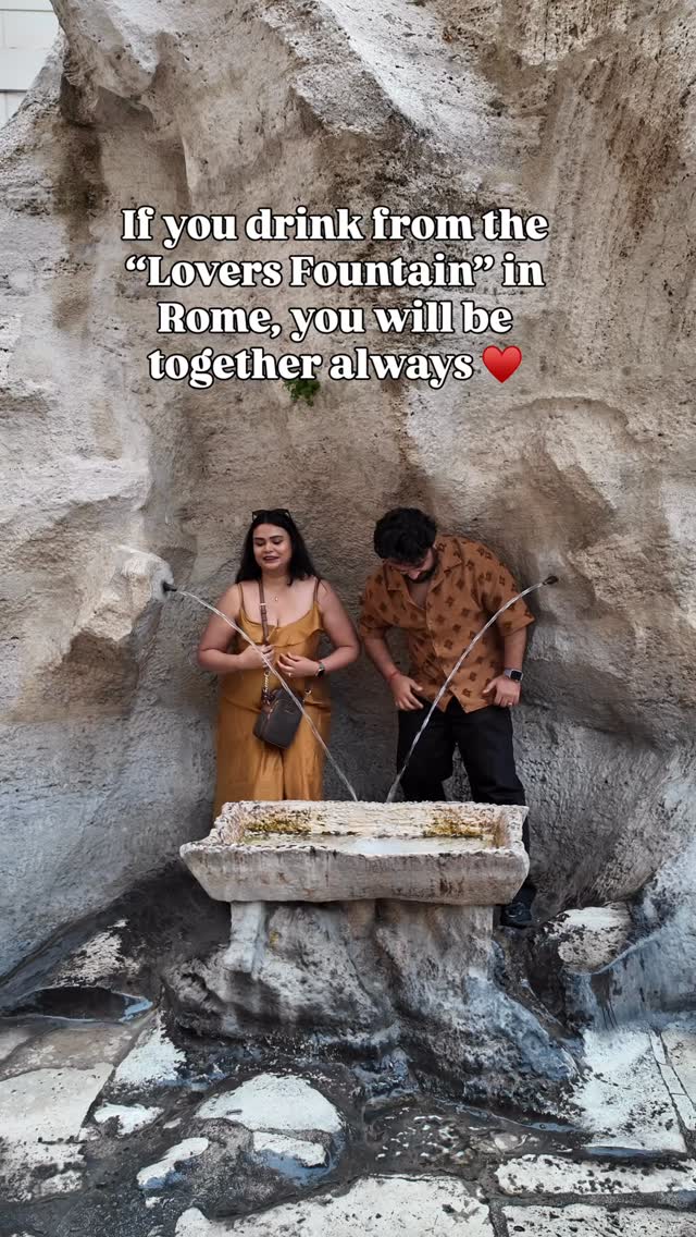Ayushi & Harshit | Work-Friendly Couple Travel, Trevi Fountain