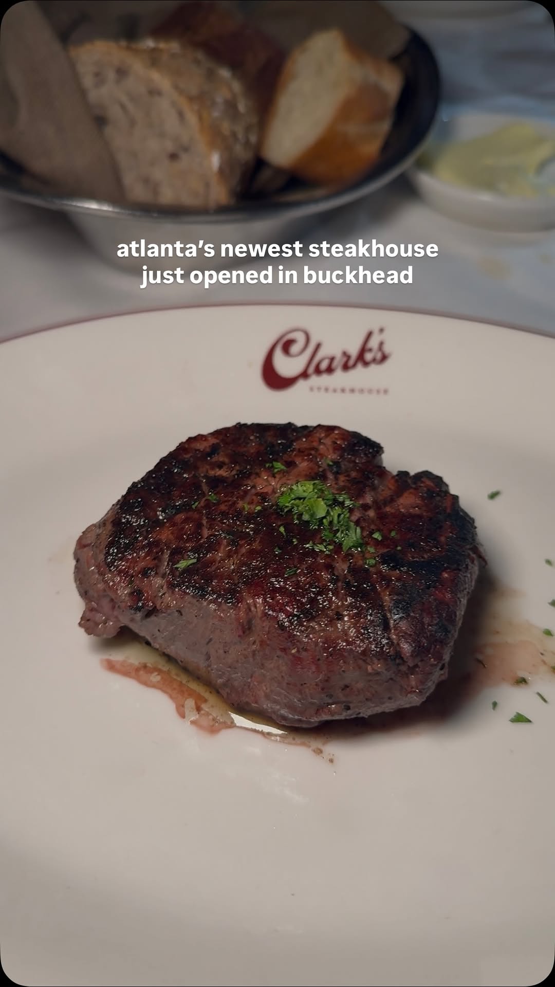 Lauren in Atlanta 🍑, Clark's Steakhouse