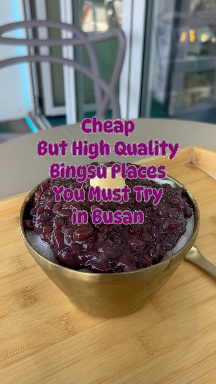 Busan, South Korea 🇰🇷 Travel & Living, 남천리팥빙수