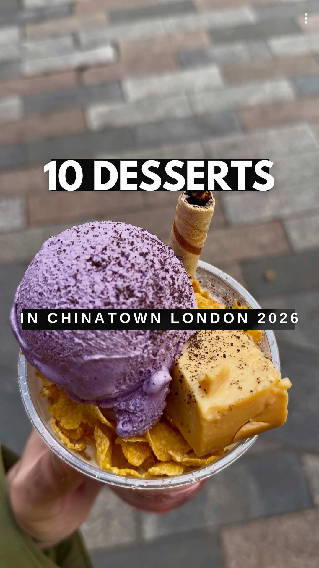 Halal Food & Travel | London, Mamasons Dirty Ice Cream (Chinatown London)