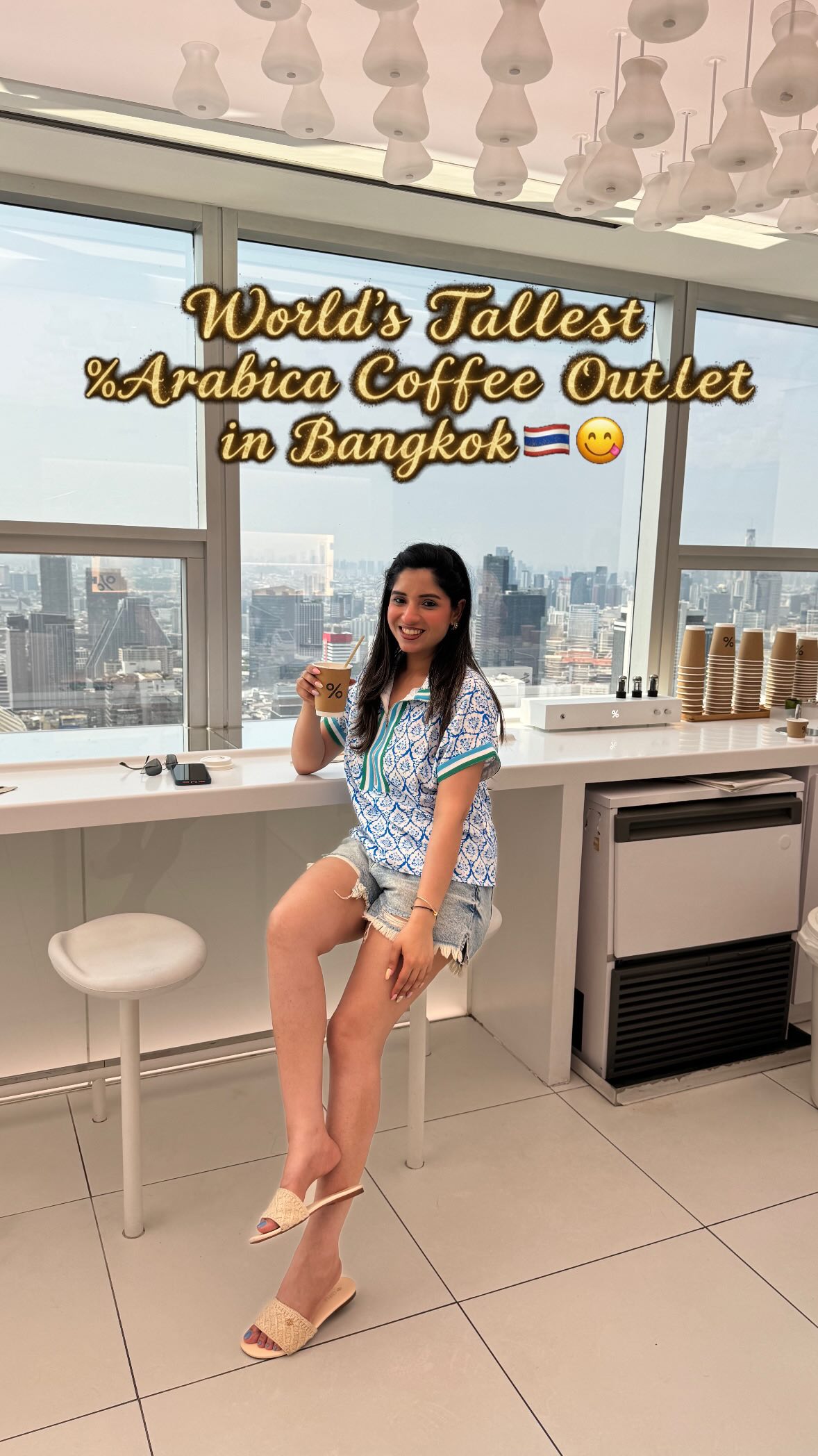 Chandni Dhawan, % Arabica Bangkok Empire Tower