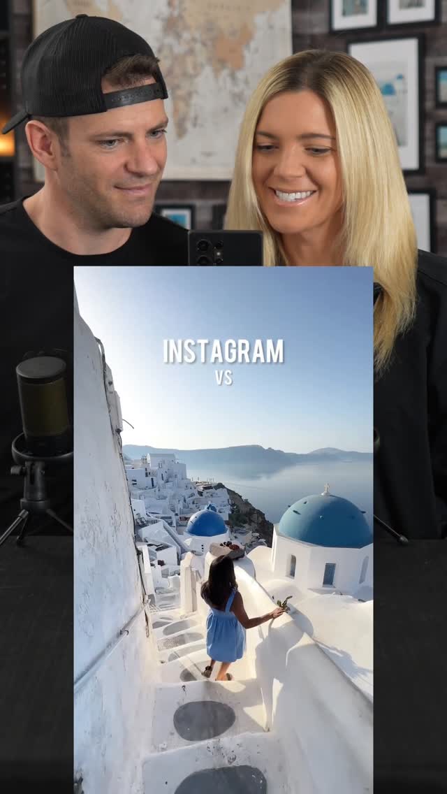 Hudson and Emily | Adventure Travel Couple, Oia