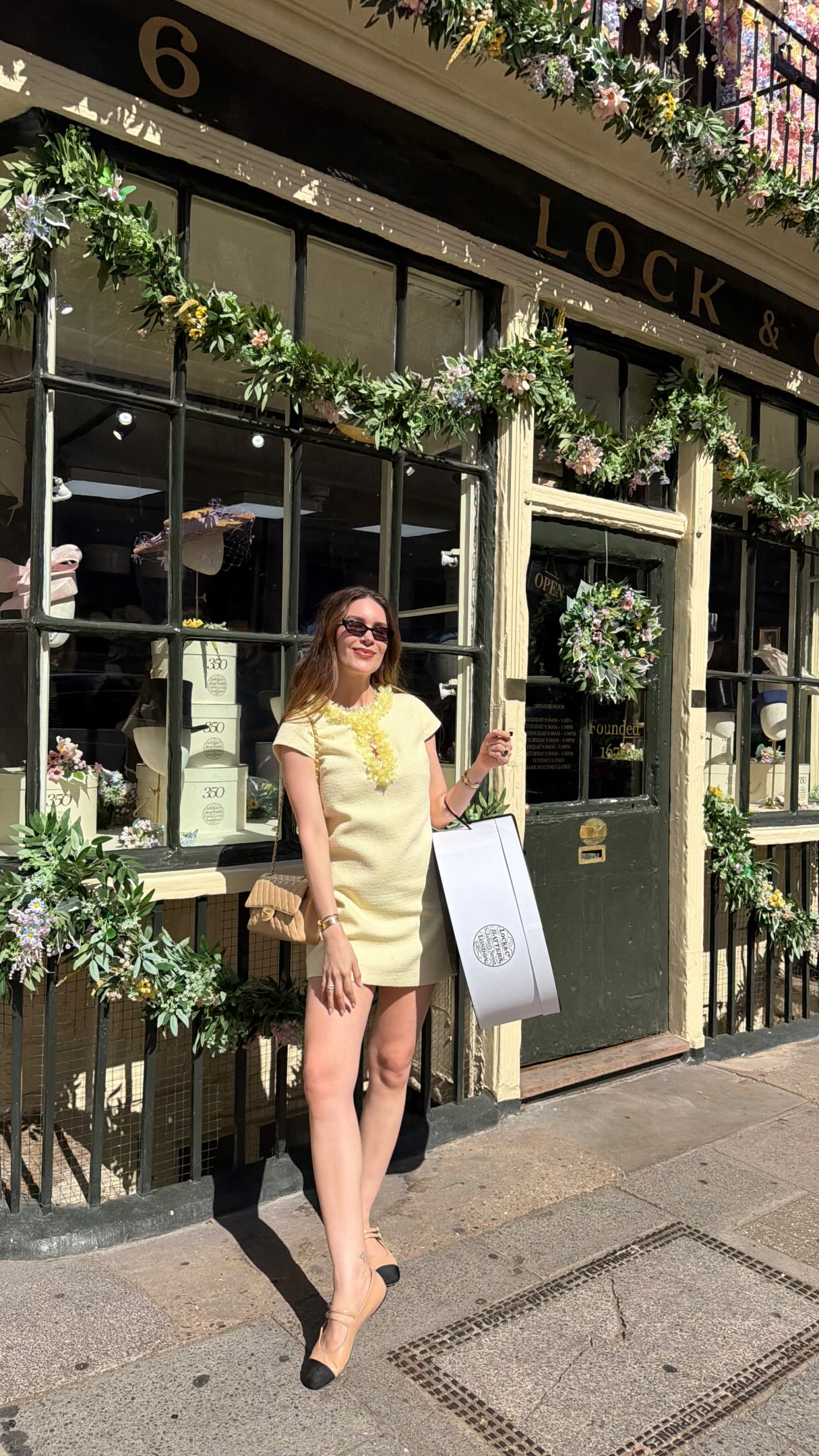 Isabel Jaime de Perusquia, Claridge's