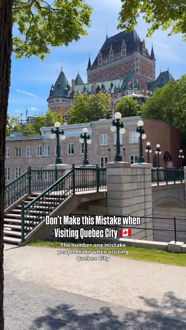 Audy | Travel Content Creator, Fairmont Le Château Frontenac