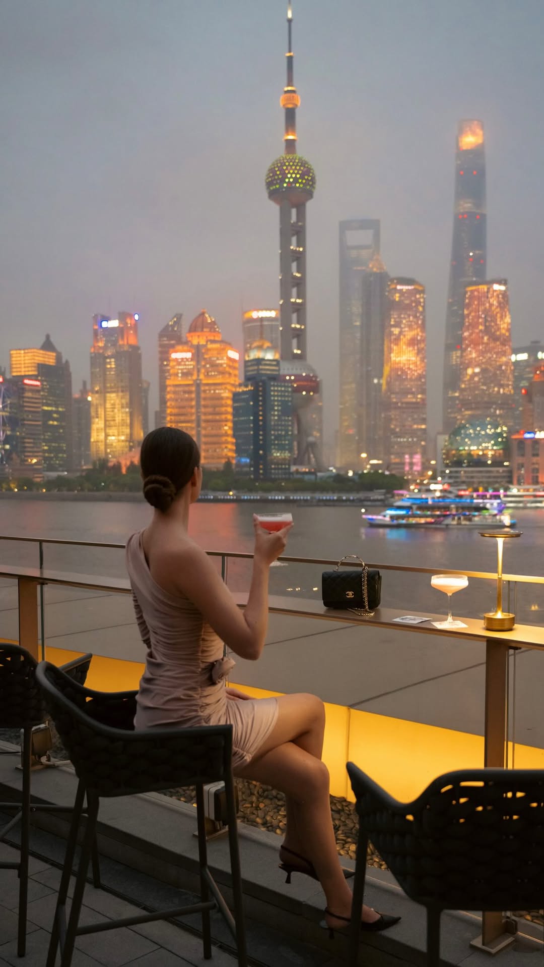 Anastasia Bluhm, Oriental Pearl TV Tower